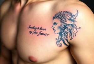 Something to honor my son James and daughter Norah tattoo idea