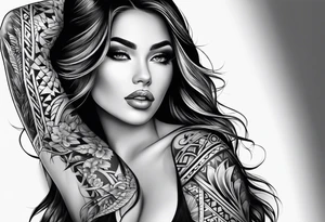 half sleeve tattoo idea