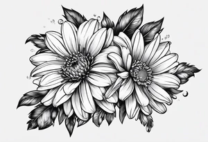 aster design tattoo idea