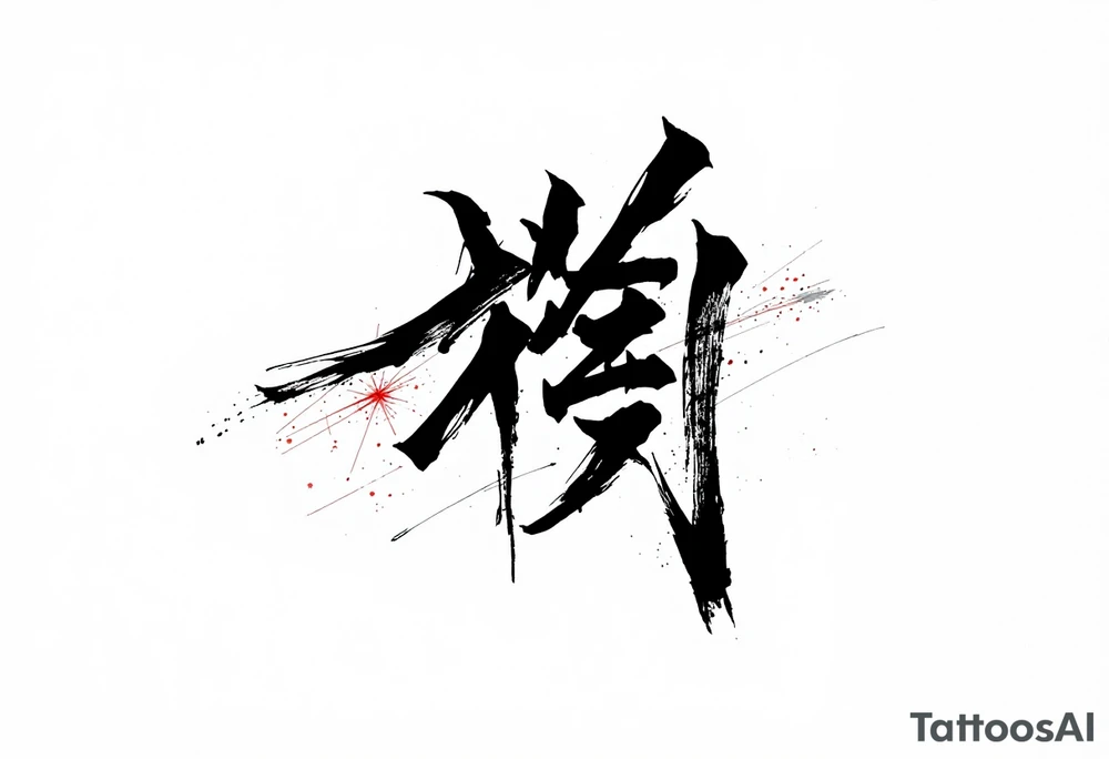 dream japanese font tattoo idea