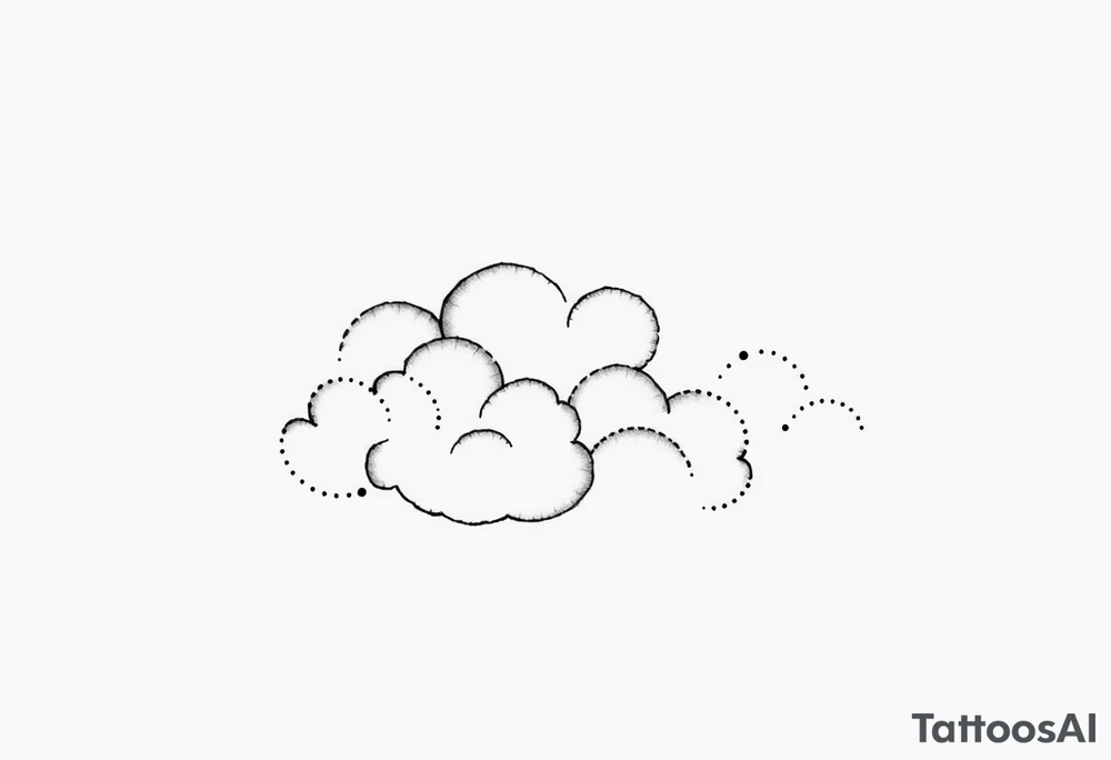 Clouds tattoo idea