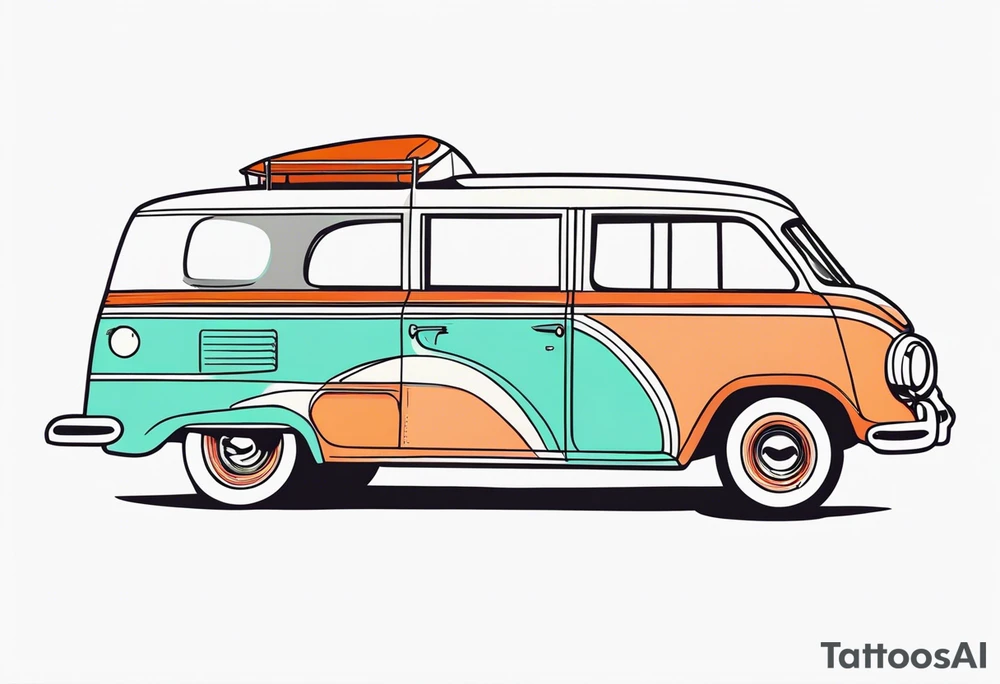 cute, vintage, vista cruiser, coquette, feminine, soft tattoo idea