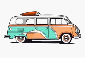 cute, vintage, vista cruiser, coquette, feminine, soft tattoo idea