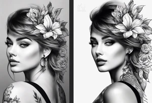Cool shoulder tattoo for women half sleeve tattoo idea