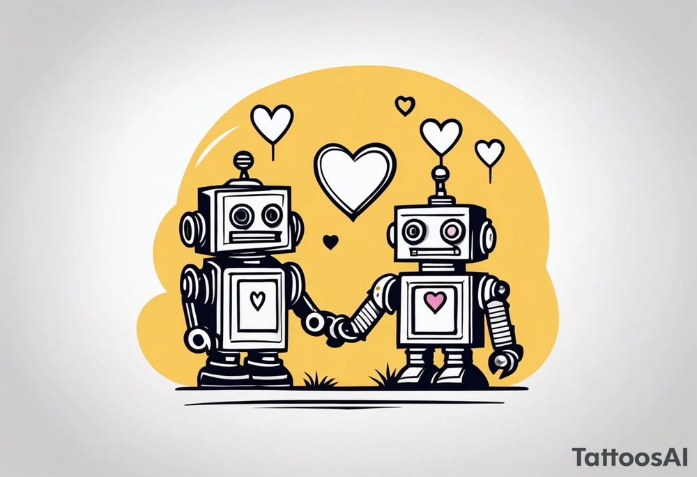 Toys Robot Love tattoo idea
