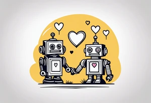 Toys Robot Love tattoo idea