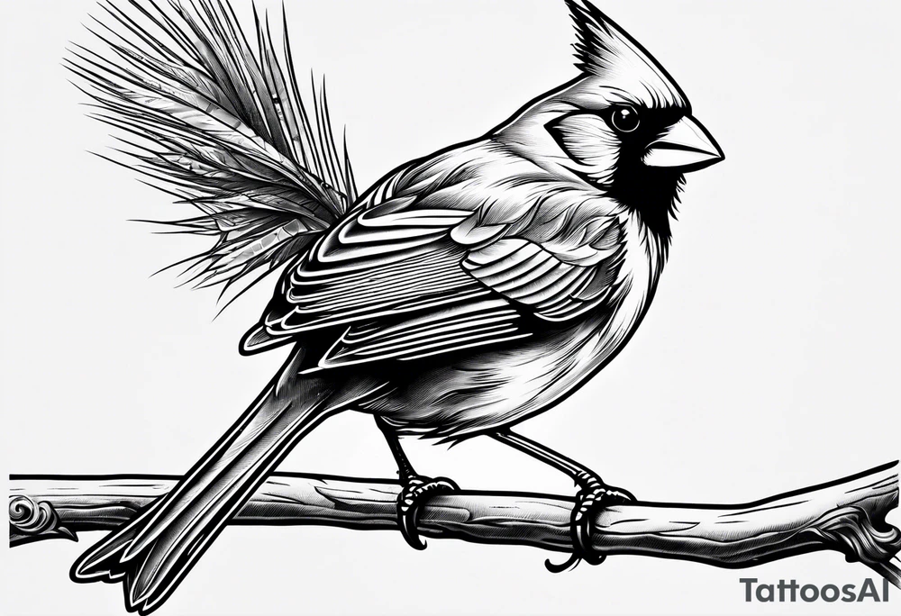 cardinal tattoo idea