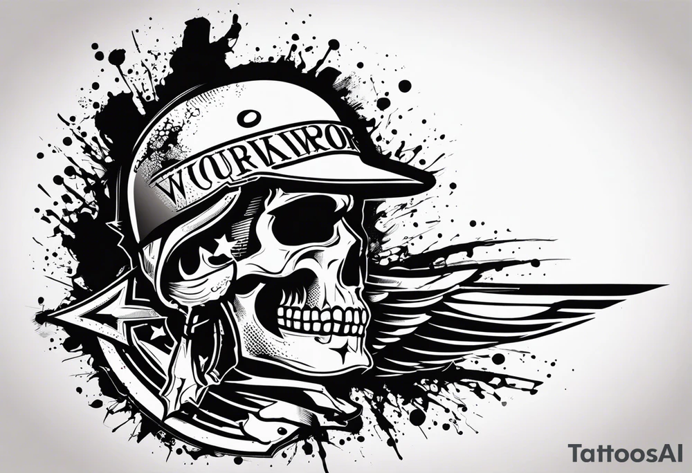 Wounded warrior tattoo idea