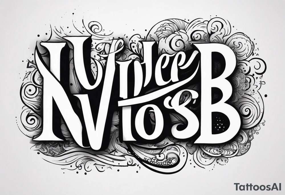 Including the words not yet tattoo idea