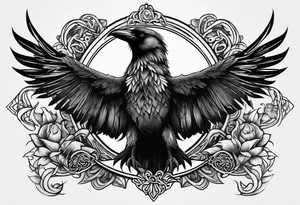 Hugin y munin peleando tattoo idea