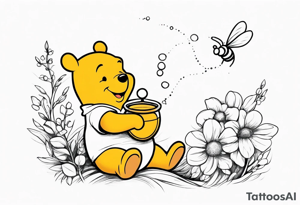 Winnie the Pooh Honey pot tattoo idea