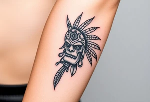 Puerto Rican Taino tribal tattoo Polynesian tribe tattoo idea