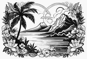 island vibes tattoo idea