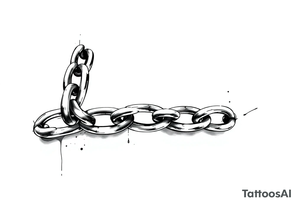 Chain tattoo idea