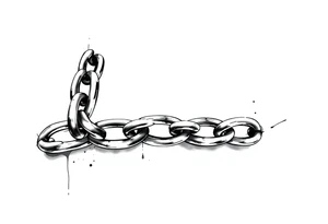Chain tattoo idea