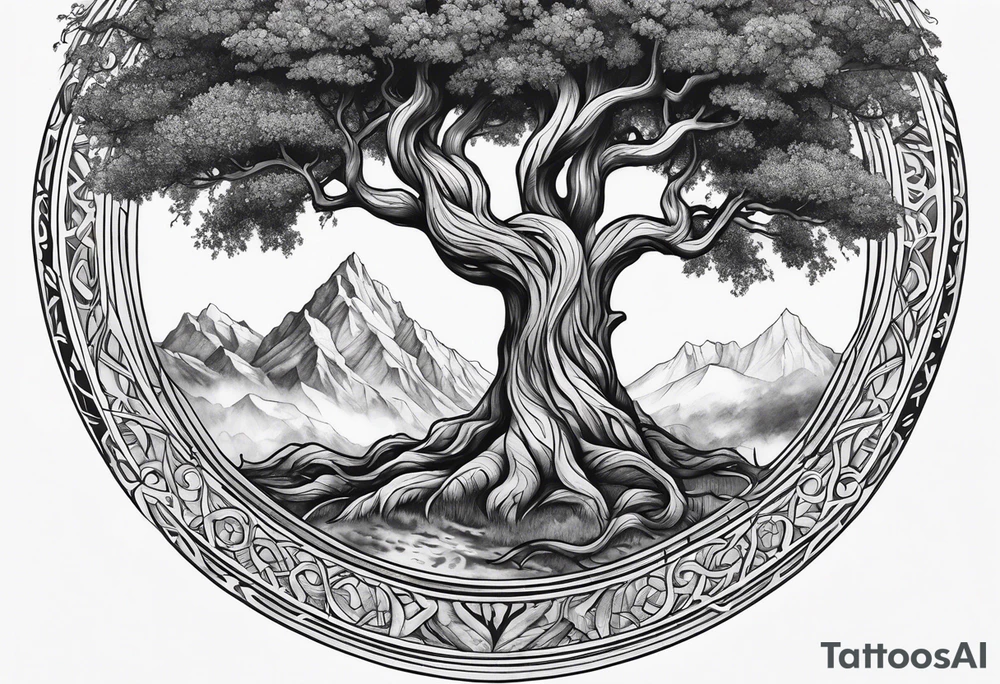 yggdrasil tattoo idea