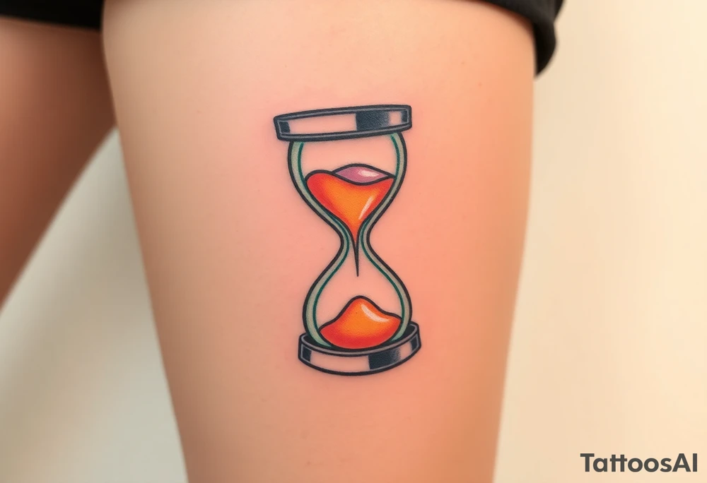 hourglass tattoo idea