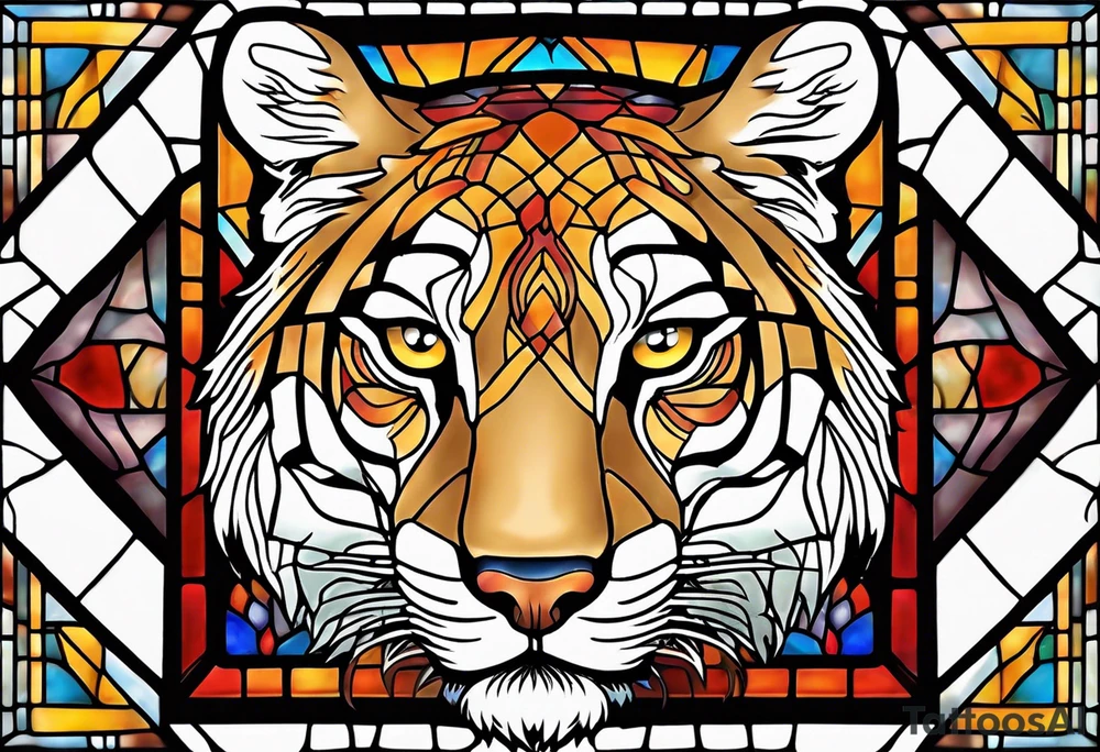 Cub stain glass tattoo idea