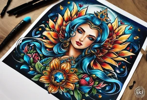 tetování padák, Slovan Bratislava, iniciály J.A.L., číslo 22 tattoo idea