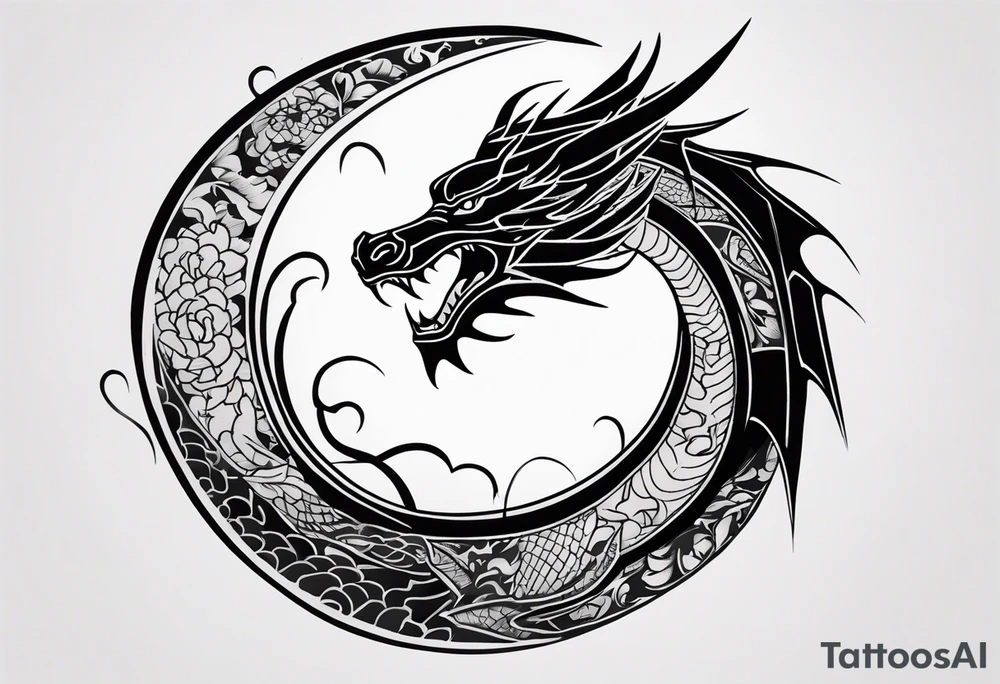 dragon tattoo idea