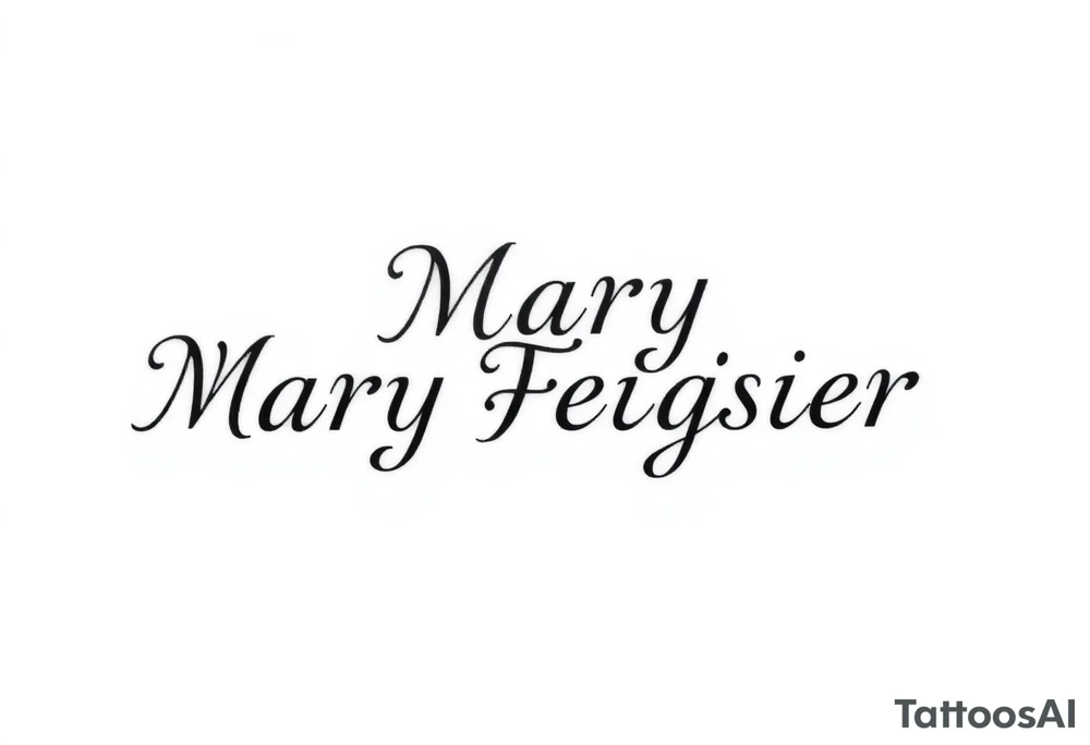 Mary Ferguson tattoo idea