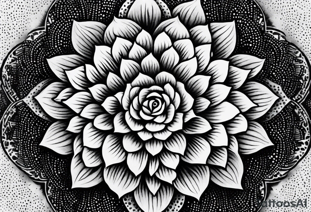 Rosen  Mandala Klein tattoo idea