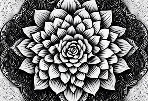 Rosen  Mandala Klein tattoo idea