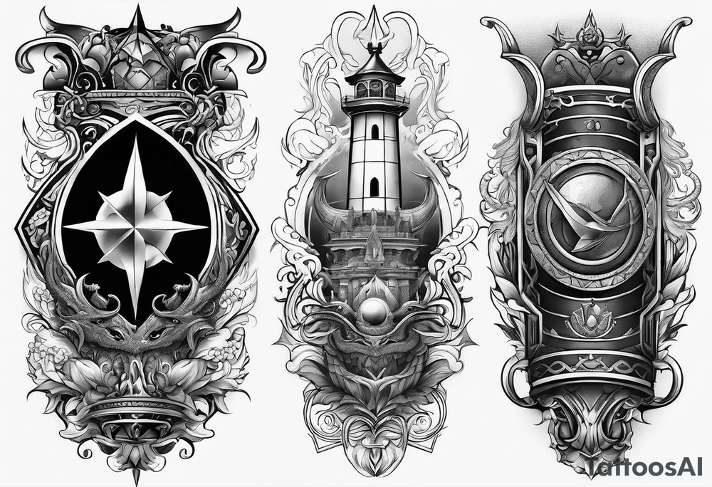 Leviathan forearm tattoo tattoo idea