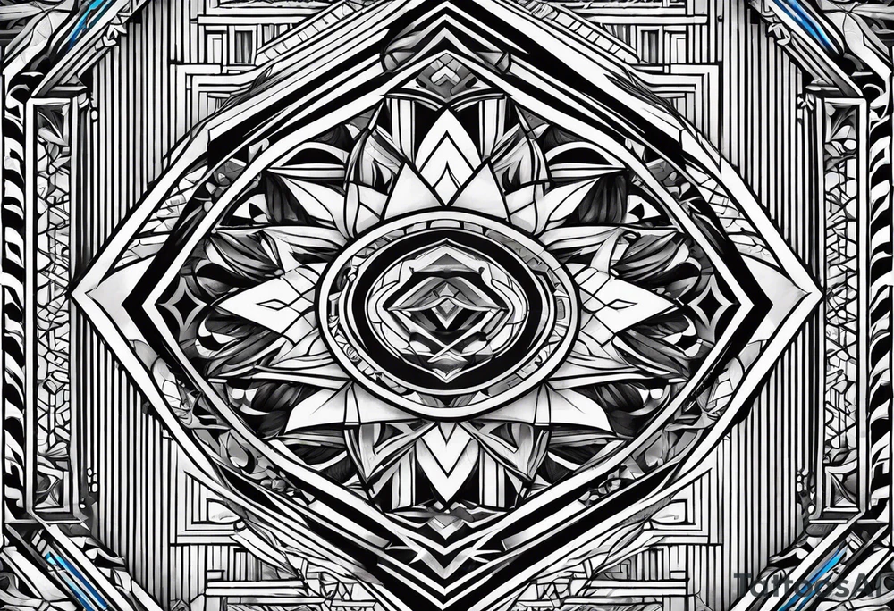 Geometric tattoo idea