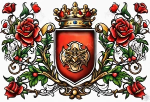 Prentice Family Crest tattoo idea