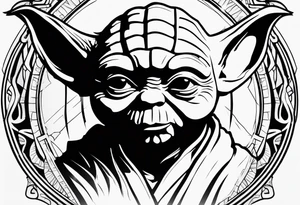 Yoda tattoo idea