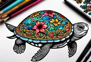 Grateful Dead turtle tattoo idea