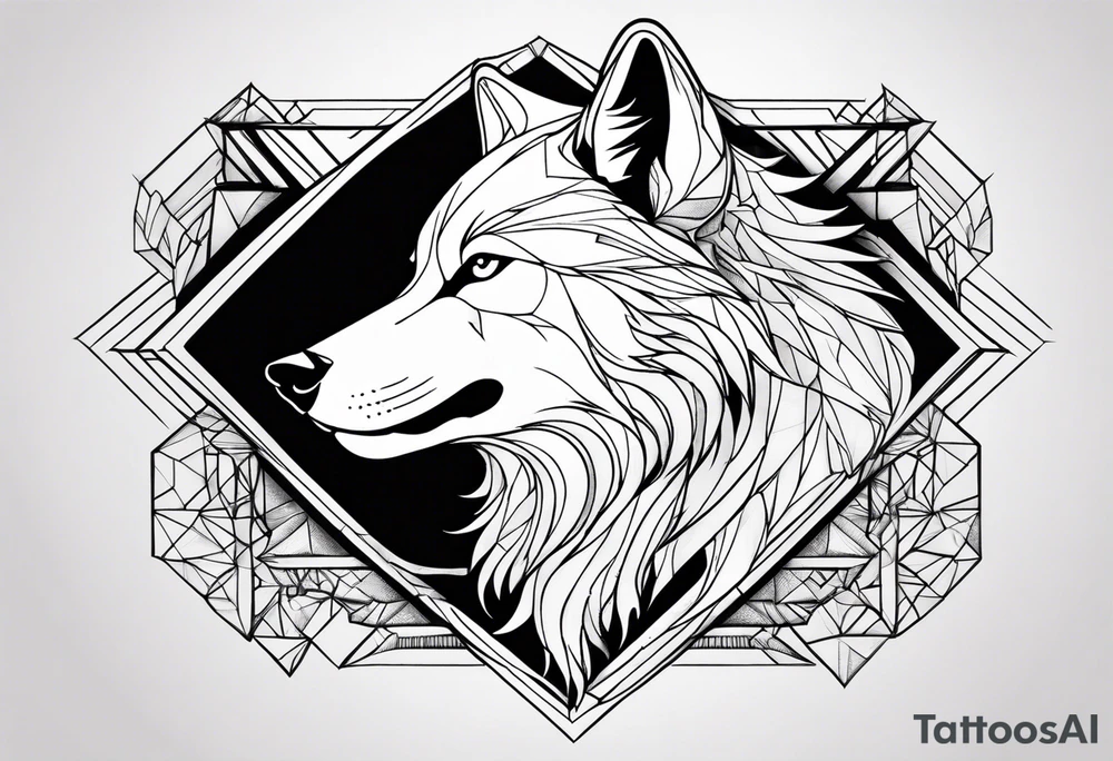 Wolf tattoo tattoo idea