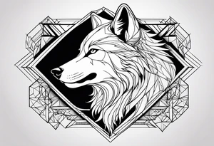 Wolf tattoo tattoo idea