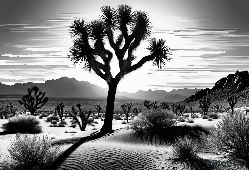 Joshua tree tattoo idea