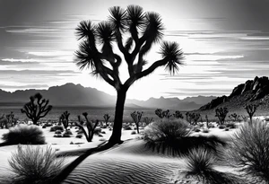 Joshua tree tattoo idea