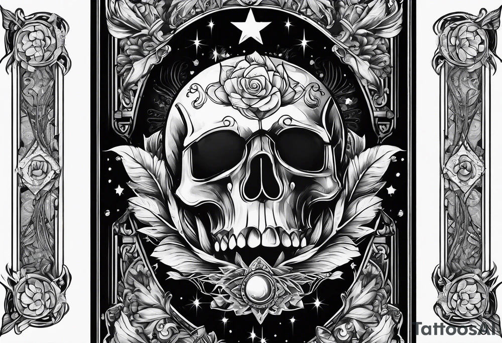 tarot card tattoo idea