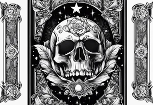 tarot card tattoo idea