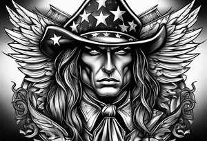 American patriot tattoo idea