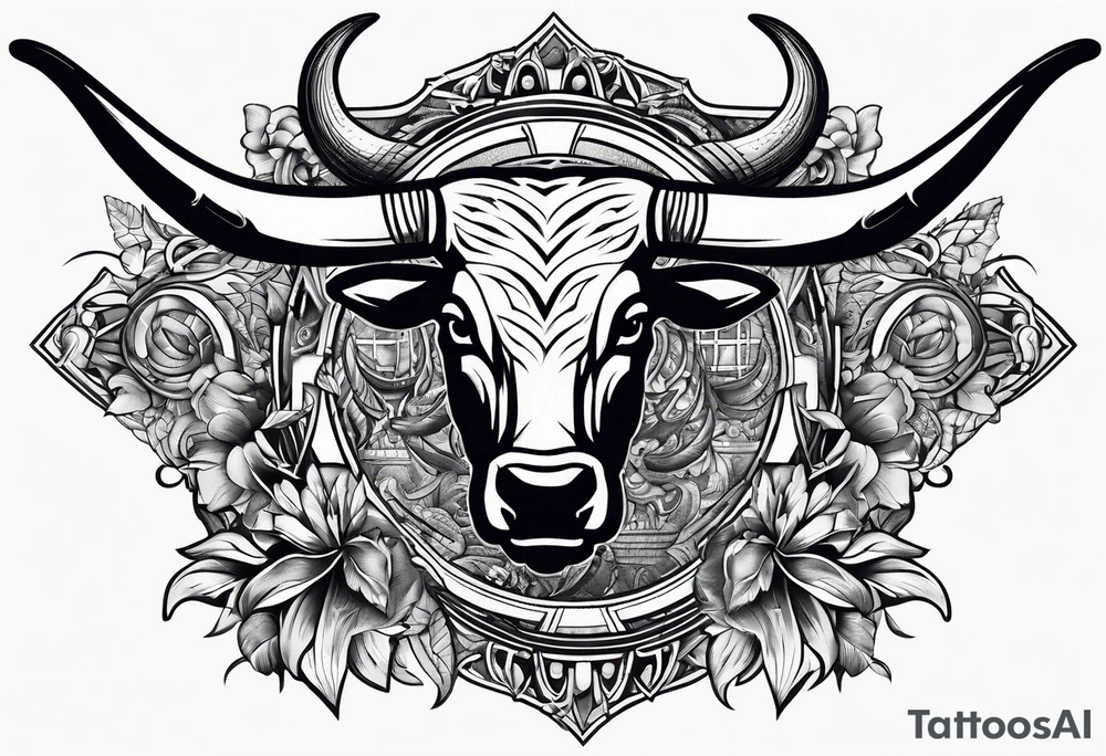 Longhorns and Aggies football tattoo idea