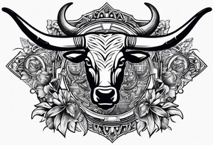 Longhorns and Aggies football tattoo idea