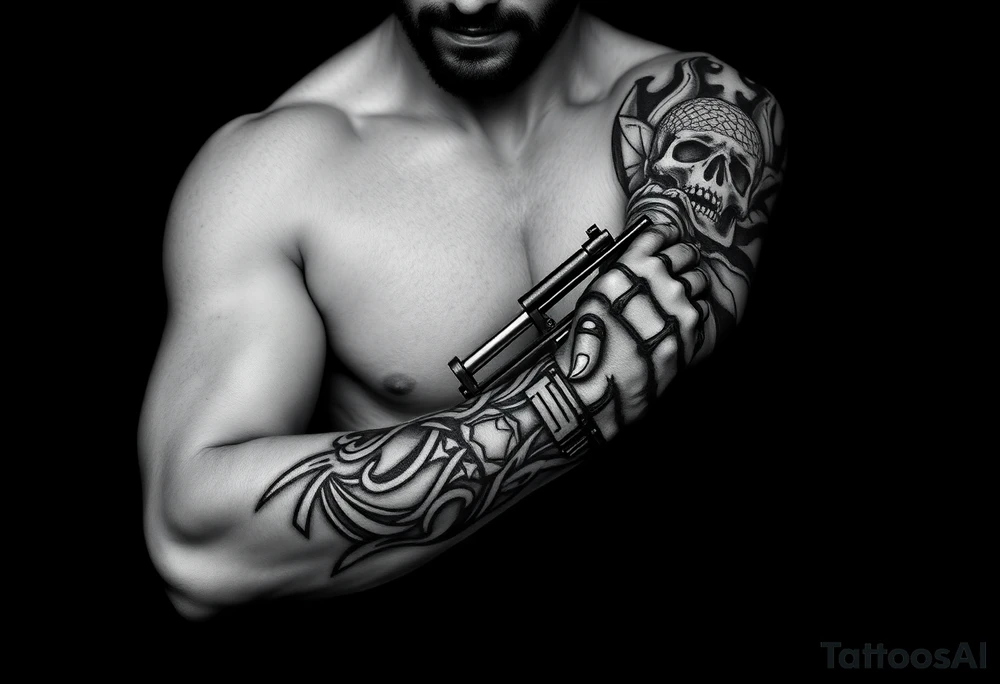 call of duty simon ghost riley tattoo idea
