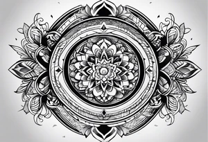 circle tattoo idea