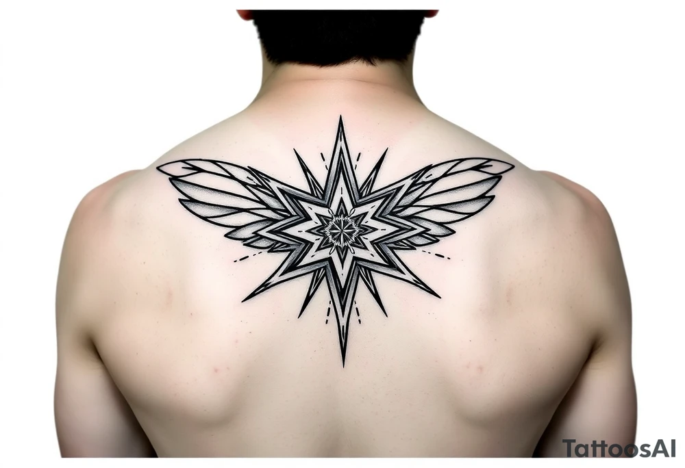 Fairy star tattoo idea