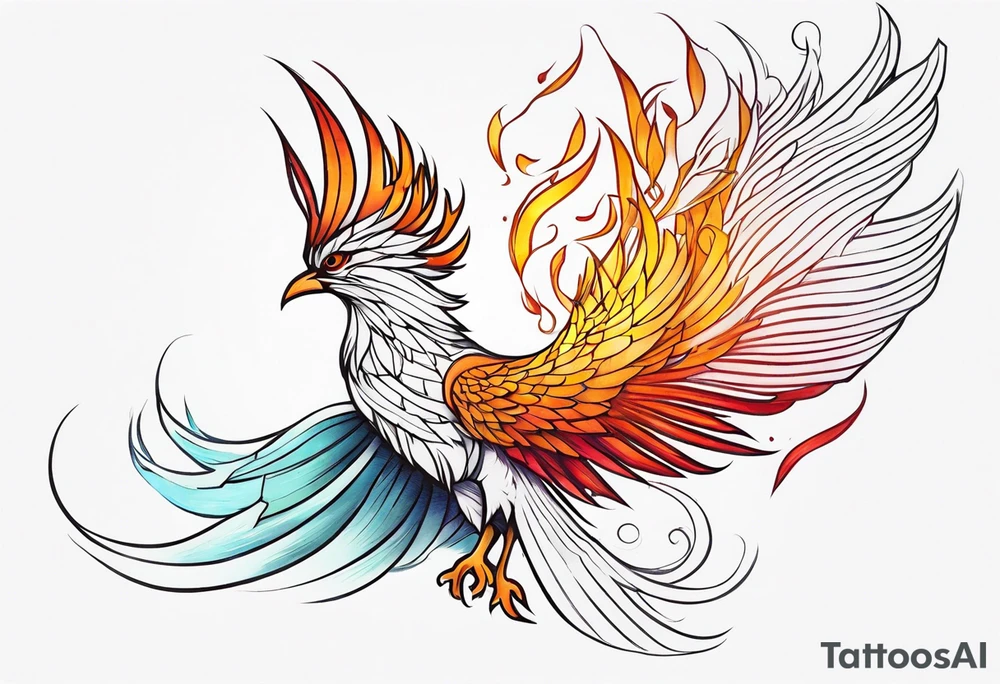 phoenix tattoo idea