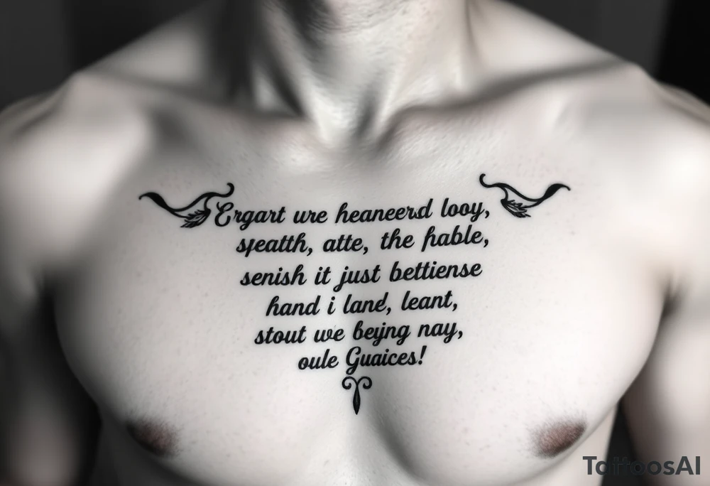 Meaningful quotes tattoo idea