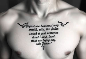 Meaningful quotes tattoo idea