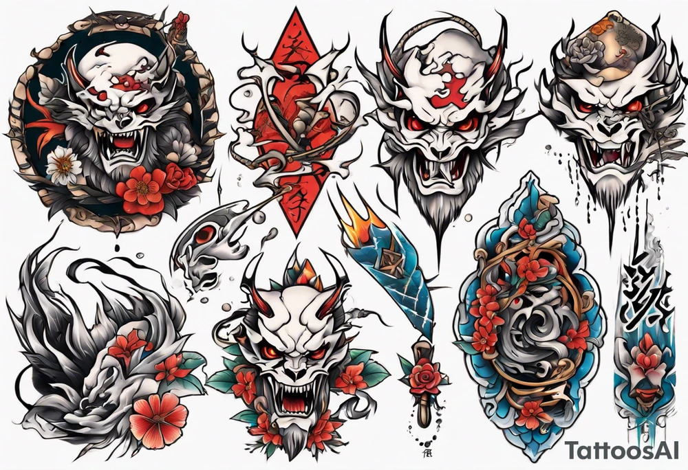 a scar tattoo idea