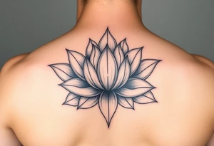 lotus flower frost tattoo idea
