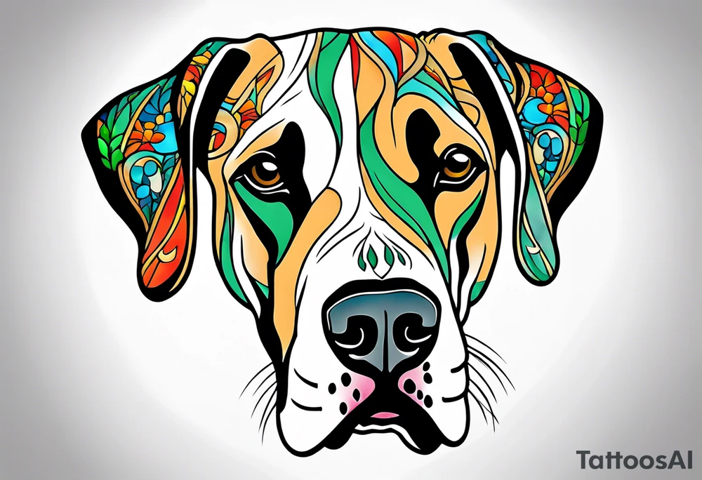 Shamrock, Great Dane tattoo idea